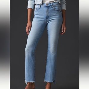 Mother The Insider Crop Step Fray Jeans